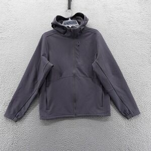 VRST Mens Small Cold Weather Performance Jacket Charcoal Gray Hooded‎ NWT